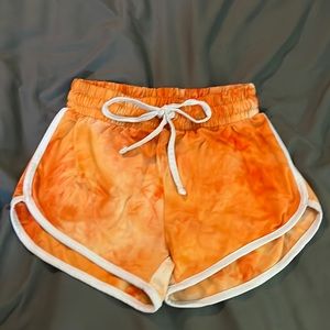 small orange shorts